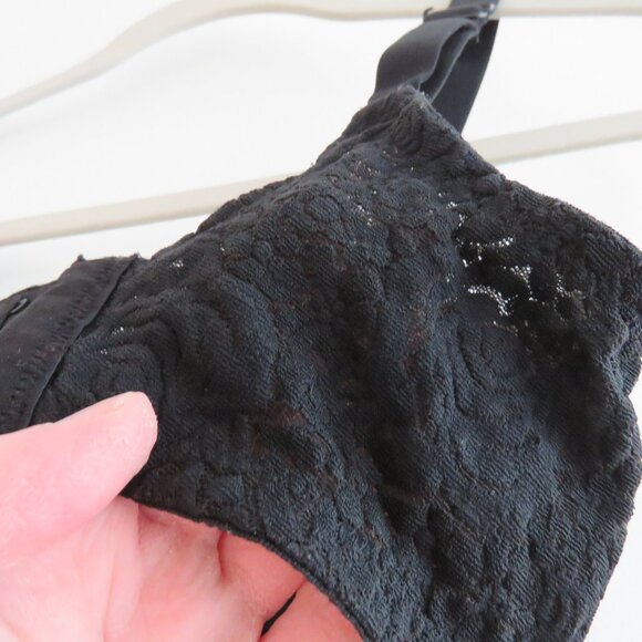 WACOAL Halo Lace Moulded Bra in Black Floral - Size 32G - Picture 11 of 12